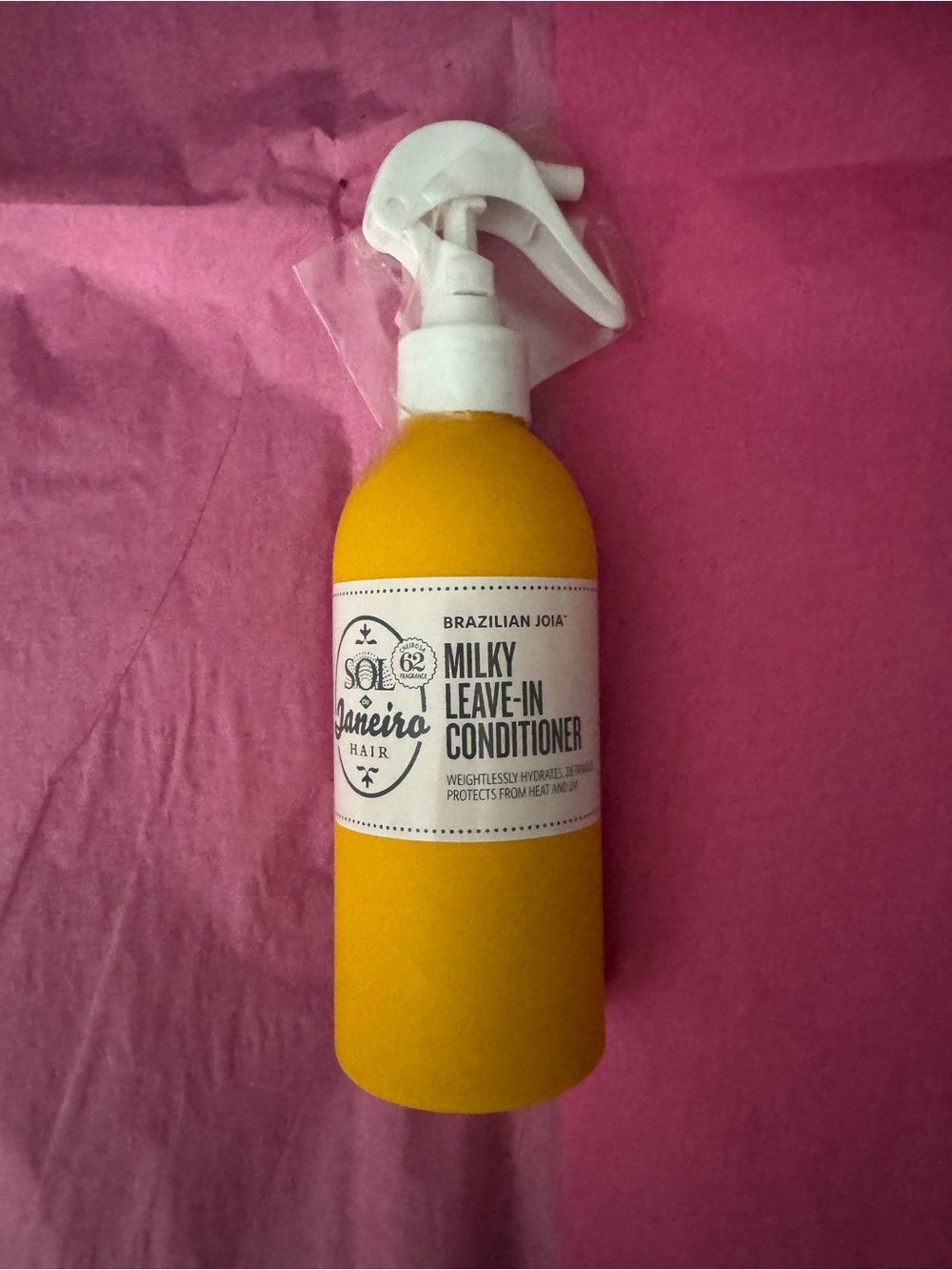 Sol de Janeiro Milky Leave-In Conditioner Spray Bottle in Yellow